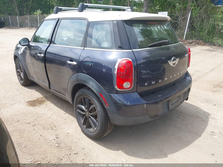 2013 Mini Countryman VIN WMWZB3C53DWR35832 IAAI salvage auction — SUSPENSION, Salvage (Rhode Island), sold $450 on 2026-07-07 (photo 3)