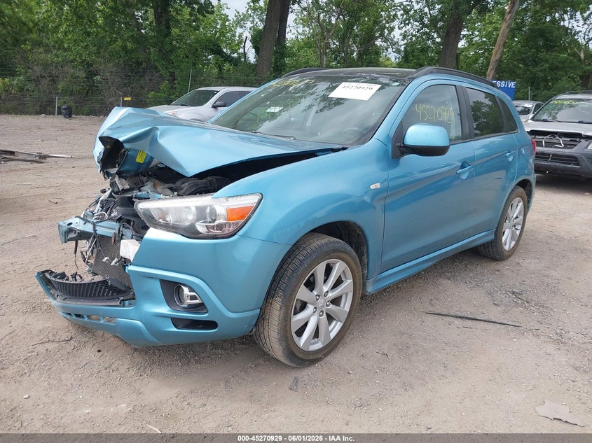 2012 Mitsubishi Outlander VIN JA4AR4AU3CZ011099 IAAI salvage auction — FRONT END, Salvage Title, sold $425 on 2026-07-22 (photo 2)