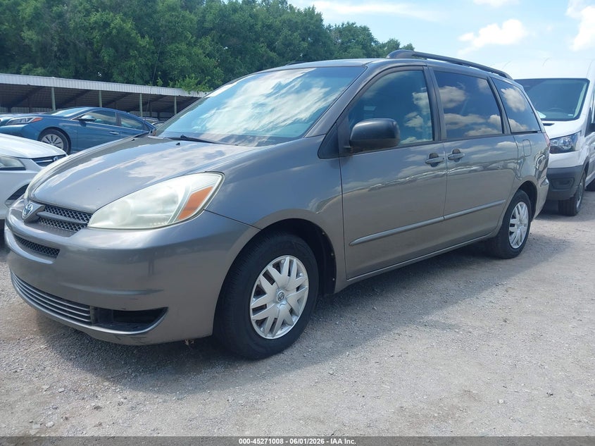 2004 Toyota Sienna VIN 5TDZA23C14S159280 IAAI salvage auction — NORMAL WEAR, Clear (Kansas), sold $675 on 2026-07-15 (photo 2)