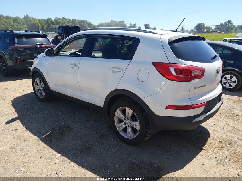 2013 Kia Sportage VIN KNDPBCA28D7478030 IAAI salvage auction — FRONT END, Salvage Title, sold $2,200 on 2026-07-15 (photo 3)