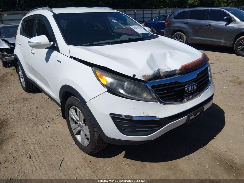 2013 Kia Sportage VIN KNDPBCA28D7478030 IAAI salvage auction — FRONT END, Salvage Title, sold $2,200 on 2026-07-15 (photo 6)