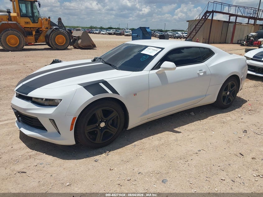 2017 Chevrolet Camaro VIN 1G1FB1RSXH0184625 IAAI salvage auction — RIGHT FRONT, Original (Texas), sold $4,100 on 2026-07-12 (photo 2)