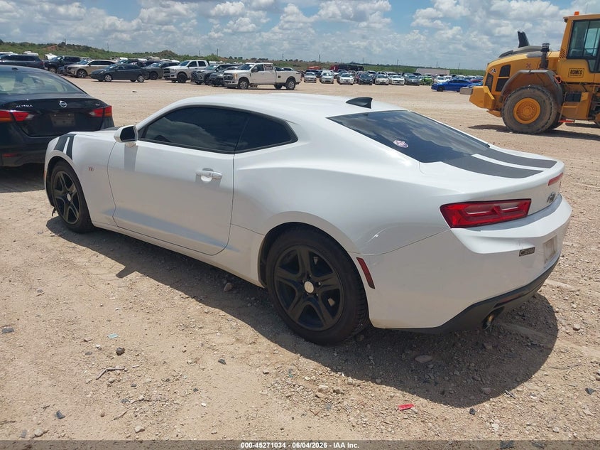 2017 Chevrolet Camaro VIN 1G1FB1RSXH0184625 IAAI salvage auction — RIGHT FRONT, Original (Texas), sold $4,100 on 2026-07-12 (photo 3)