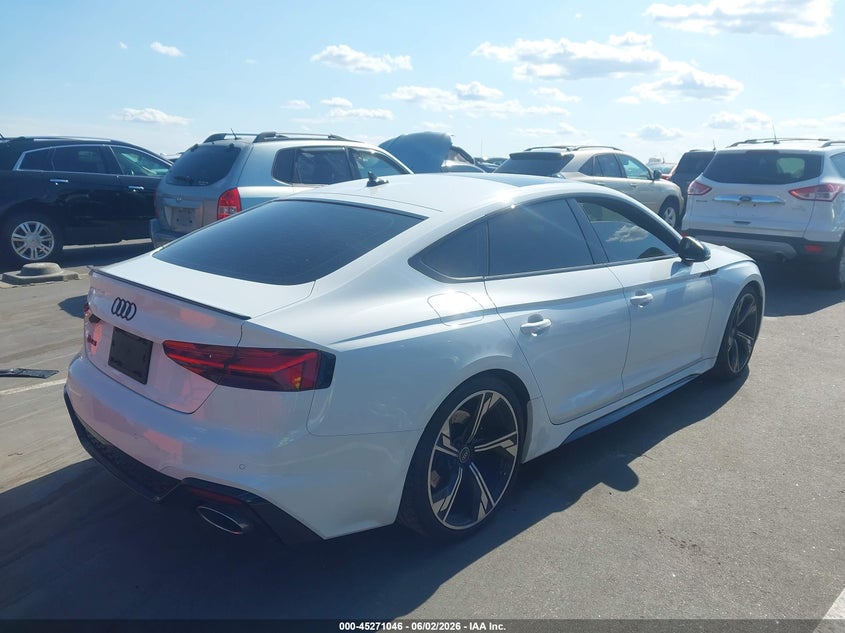 2025 Audi Rs5 VIN WUAAWCF57SA901213 IAAI salvage auction — FRONT END, Salvage (North Carolina), sold $37,750 on 2026-07-13 (photo 4)