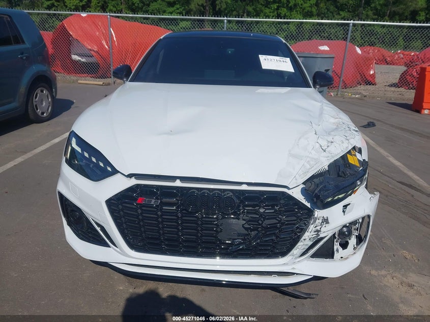 2025 Audi Rs5 VIN WUAAWCF57SA901213 IAAI salvage auction — FRONT END, Salvage (North Carolina), sold $37,750 on 2026-07-13 (photo 6)