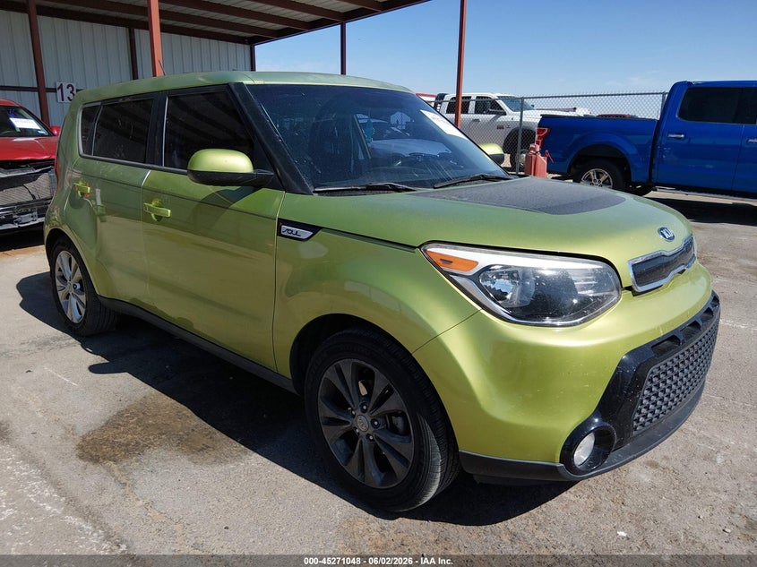 2016 Kia Soul VIN KNDJP3A5XG7826612 IAAI salvage auction — LEFT SIDE, Salvage (New Mexico), sold $1,650 on 2026-07-29 (photo 1)