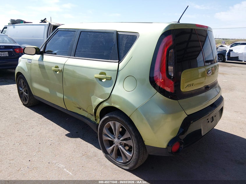 2016 Kia Soul VIN KNDJP3A5XG7826612 IAAI salvage auction — LEFT SIDE, Salvage (New Mexico), sold $1,650 on 2026-07-29 (photo 3)