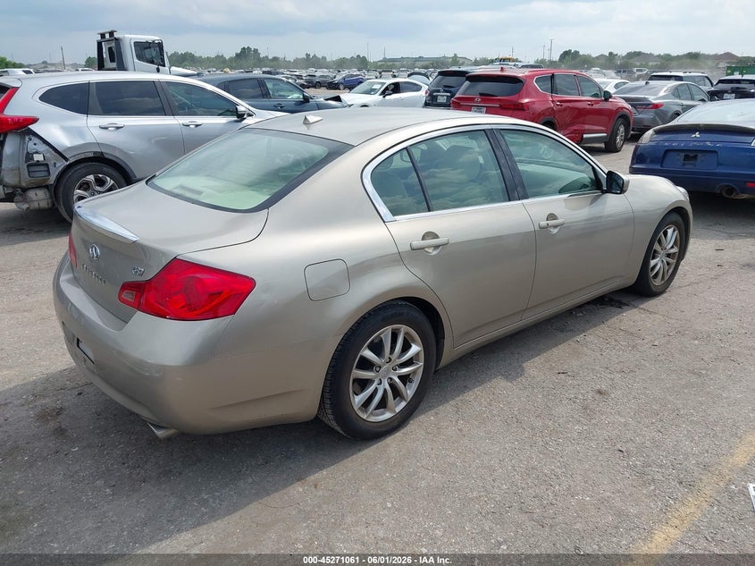 2009 Infiniti G37 VIN JNKCV61E19M012464 IAAI salvage auction — FRONT END, Original (Texas), sold $3,000 on 2026-07-09 (photo 4)
