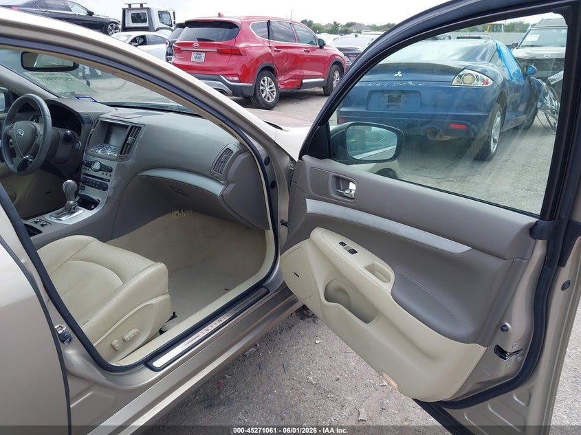 2009 Infiniti G37 VIN JNKCV61E19M012464 IAAI salvage auction — FRONT END, Original (Texas), sold $3,000 on 2026-07-09 (photo 5)