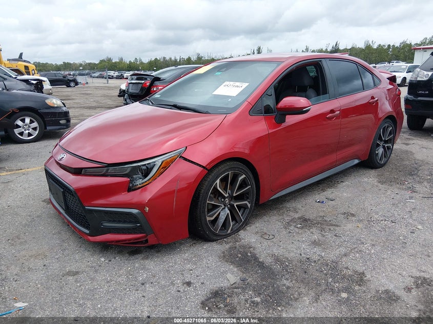2021 Toyota Corolla VIN JTDS4MCE9MJ056353 IAAI salvage auction — REAR END, Salvage Title, sold $5,200 on 2026-07-06 (photo 2)