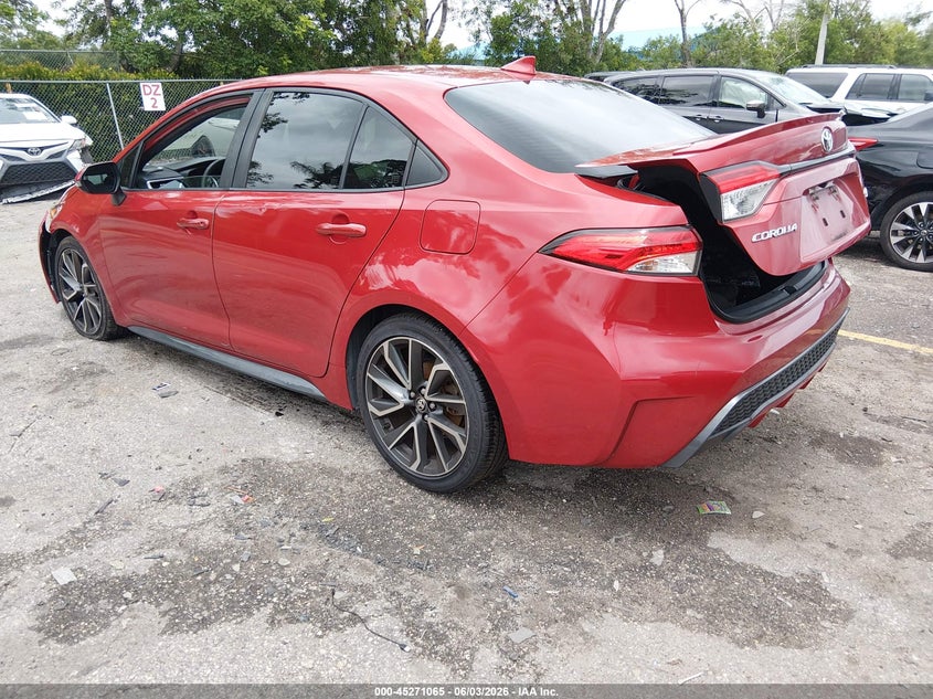 2021 Toyota Corolla VIN JTDS4MCE9MJ056353 IAAI salvage auction — REAR END, Salvage Title, sold $5,200 on 2026-07-06 (photo 3)