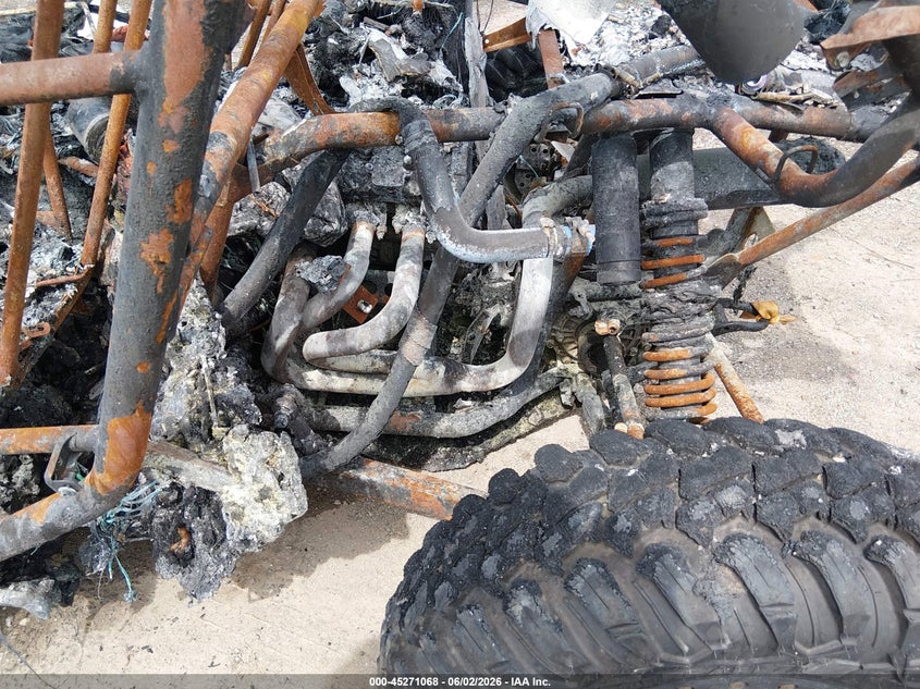 2017 Yamaha Yxz VIN 5Y4AN08Y8HA100540 IAAI salvage auction — TOTAL BURN, Clear (Oklahoma), sold $200 on 2026-07-14 (photo 9)