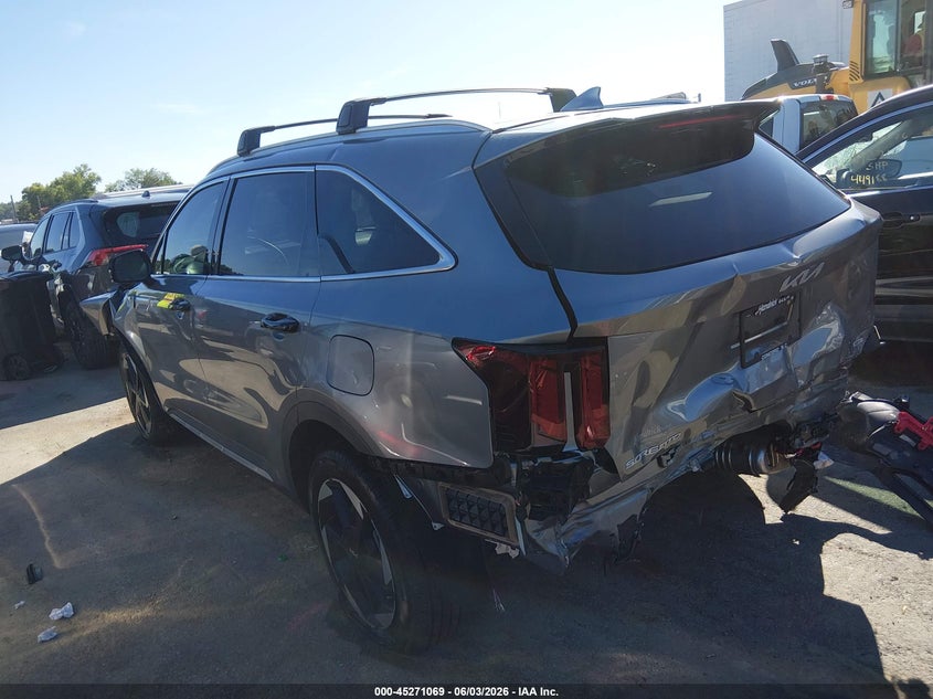 2026 Kia Sorento VIN KNDRH4JG0T5457806 IAAI salvage auction — REAR END, Salvage (North Carolina), sold $12,000 on 2026-08-23 (photo 3)