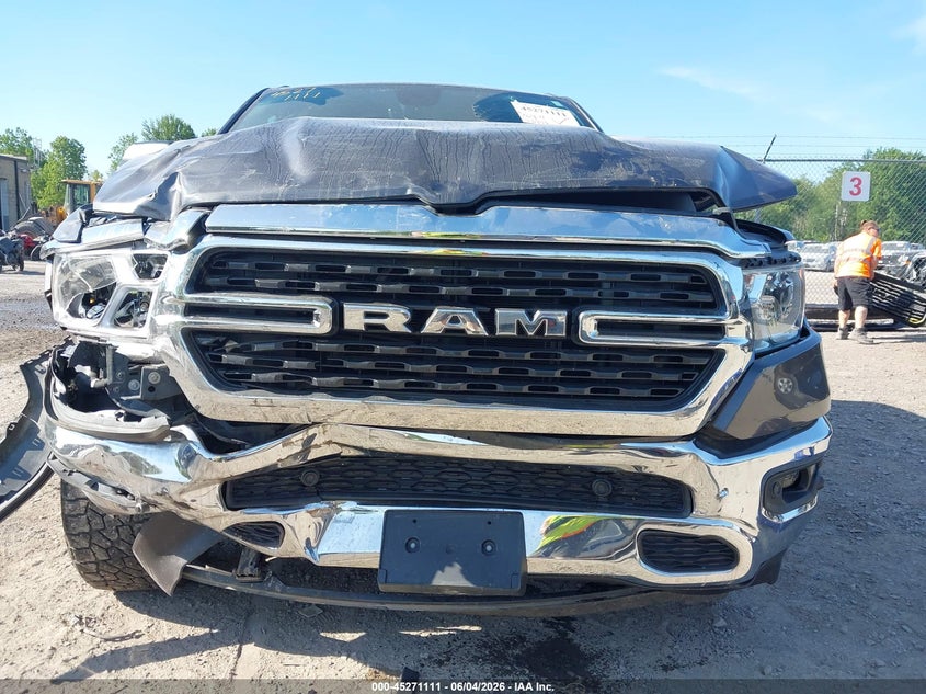 2022 Ram 1500 VIN 1C6SRFFT2NN381953 IAAI salvage auction — FRONT END, Salvage Title, sold $8,000 on 2026-07-19 (photo 6)