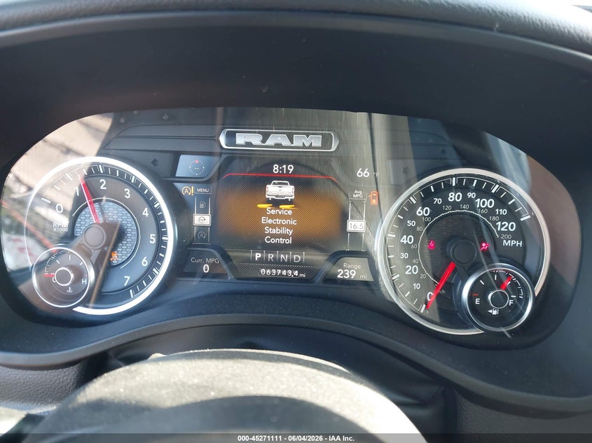 2022 Ram 1500 VIN 1C6SRFFT2NN381953 IAAI salvage auction — FRONT END, Salvage Title, sold $8,000 on 2026-07-19 (photo 7)