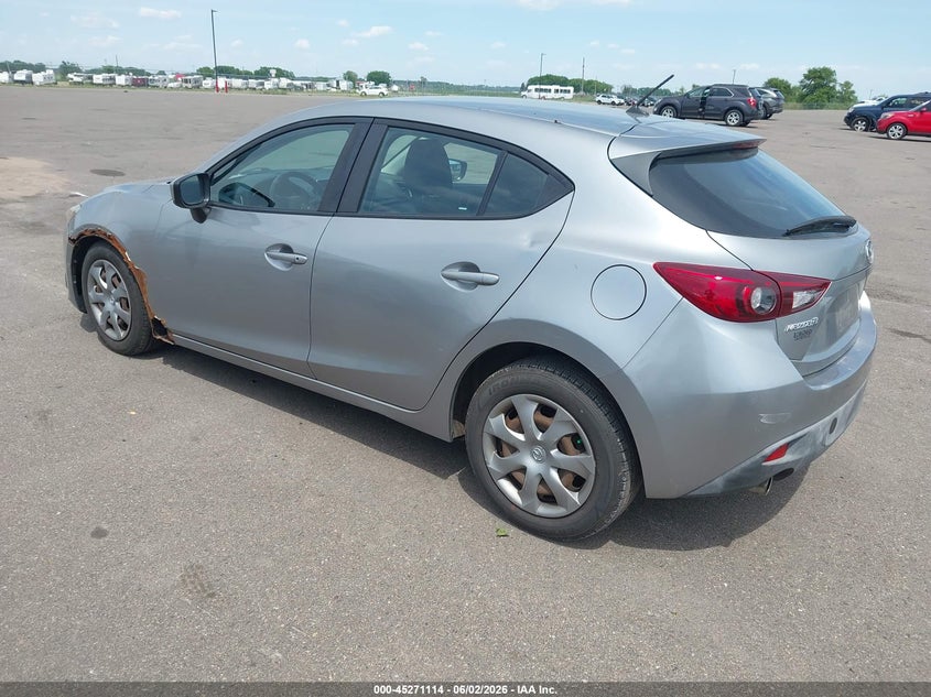 2014 Mazda 3 VIN JM1BM1K79E1200650 IAAI salvage auction — RIGHT FRONT, Prior Salvage (Minnesota), sold $425 on 2026-07-29 (photo 3)