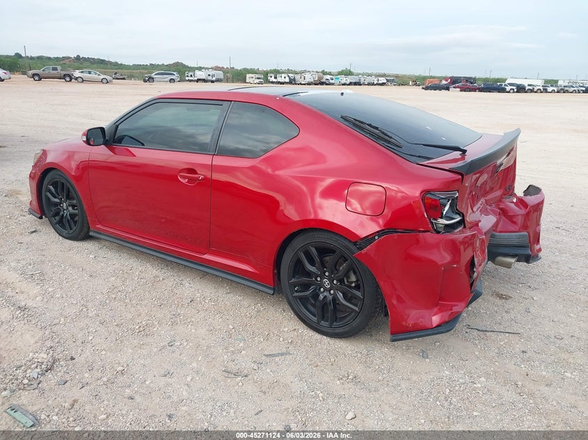 2016 Scion Tc VIN JTKJF5C78GJ026044 IAAI salvage auction — FRONT & REAR, Original (Texas), sold $4,600 on 2026-07-16 (photo 3)