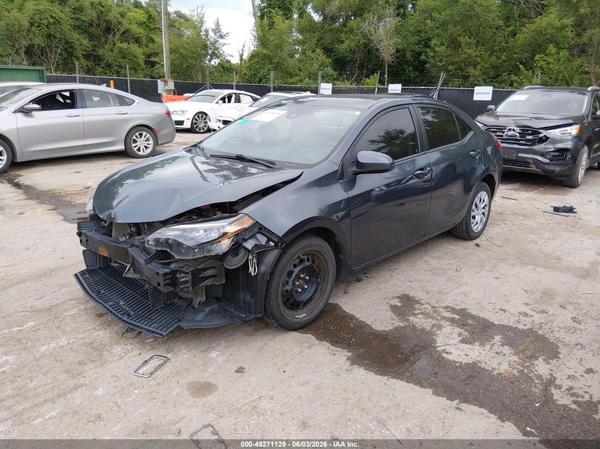 2017 Toyota Corolla VIN 5YFBURHEXHP715015 IAAI salvage auction — FRONT END, Salvage (Kansas), sold $4,400 on 2026-07-15 (photo 2)