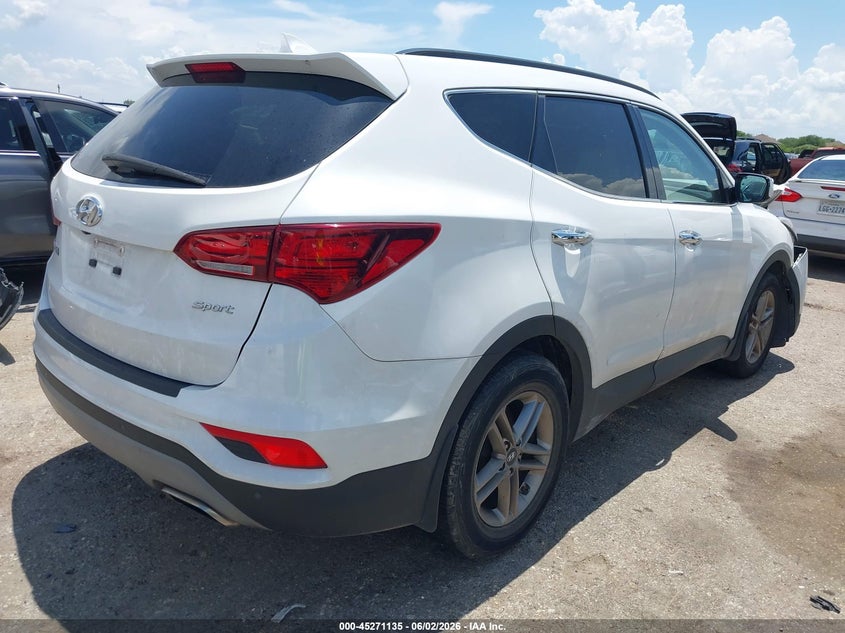 2018 Hyundai Santa fe VIN 5NMZU3LB8JH103405 IAAI salvage auction — FRONT END, Salvage (Texas), sold $2,350 on 2026-08-01 (photo 4)
