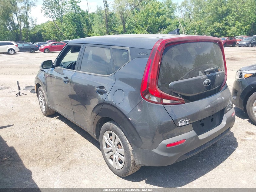 2021 Kia Soul VIN KNDJ23AU5M7781841 IAAI salvage auction — FRONT END, Salvage Title, sold $1,900 on 2026-07-28 (photo 3)