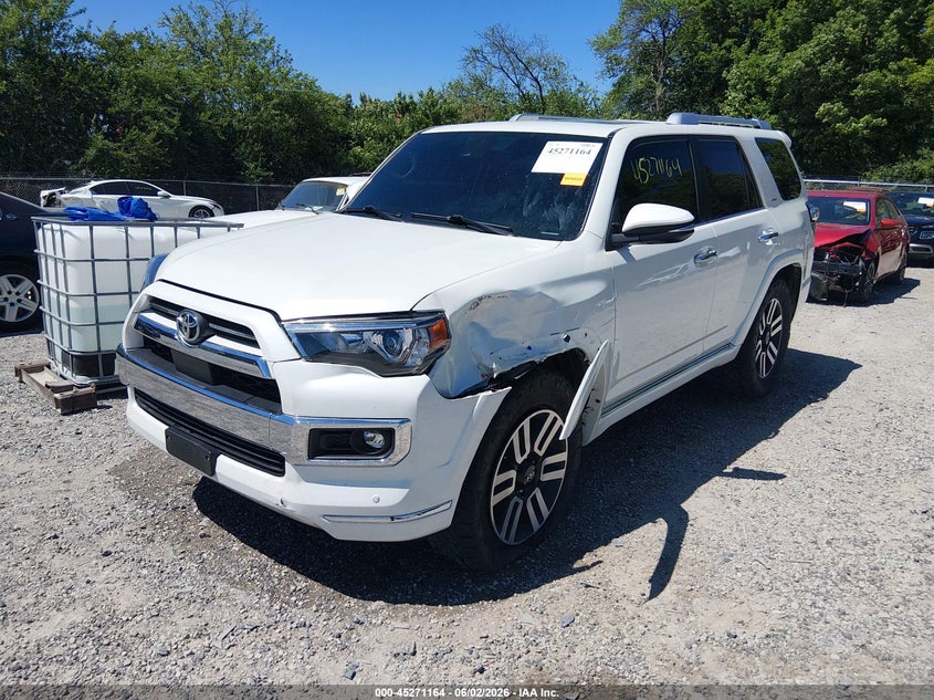 2021 Toyota 4runner VIN JTEKU5JR6M5841610 IAAI salvage auction — LEFT SIDE, Salvage Title, sold $25,675 on 2026-07-14 (photo 2)