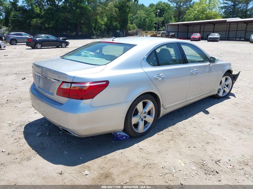 2010 Lexus Ls 460 VIN JTHBL5EF7A5092978 IAAI salvage auction — LEFT FRONT, Salvage (Georgia), sold $875 on 2026-07-17 (photo 4)