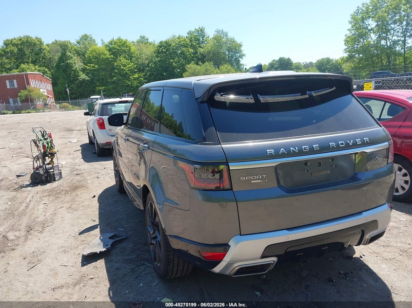 2019 Land rover Range rover sport VIN SALWR2RUXKA864349 IAAI salvage auction — RIGHT SIDE, Salvage (Massachusetts), sold $14,225 on 2026-07-28 (photo 3)