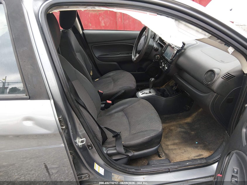 2019 Mitsubishi Mirage VIN ML32A3HJXKH012927 IAAI salvage auction — LEFT & RIGHT, Salvage (West Virginia), sold $400 on 2026-07-18 (photo 5)