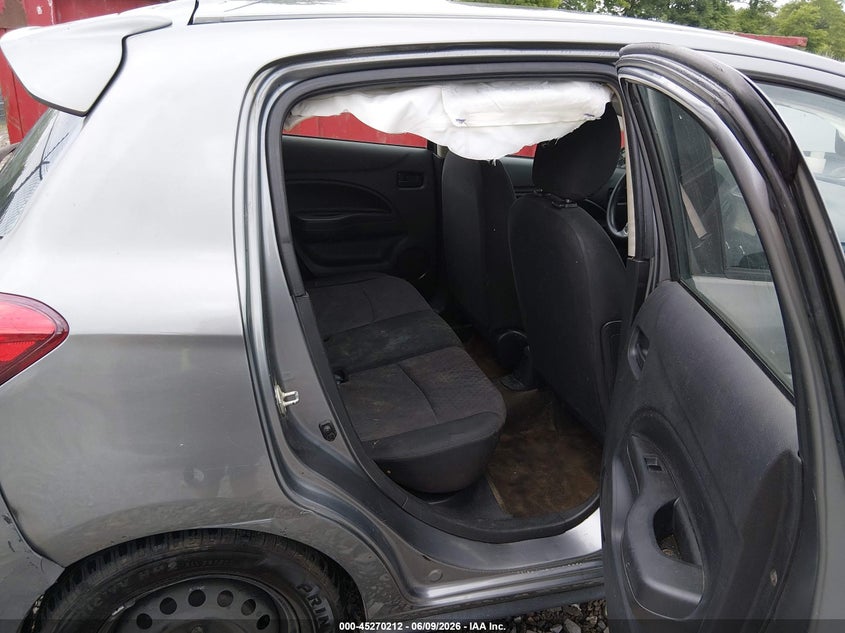 2019 Mitsubishi Mirage VIN ML32A3HJXKH012927 IAAI salvage auction — LEFT & RIGHT, Salvage (West Virginia), sold $400 on 2026-07-18 (photo 8)