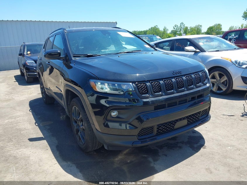 2024 Jeep Compass VIN 3C4NJDBNXRT583020 IAAI salvage auction — HAIL, Salvage (Ohio), sold $7,850 on 2026-07-28 (photo 1)