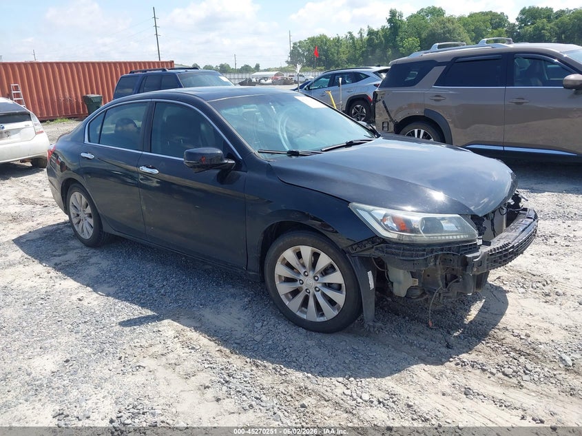 2013 Honda Accord VIN 1HGCR2F74DA079547 IAAI salvage auction — LEFT FRONT, Salvage (Idaho), sold $1,200 on 2026-08-03 (photo 1)