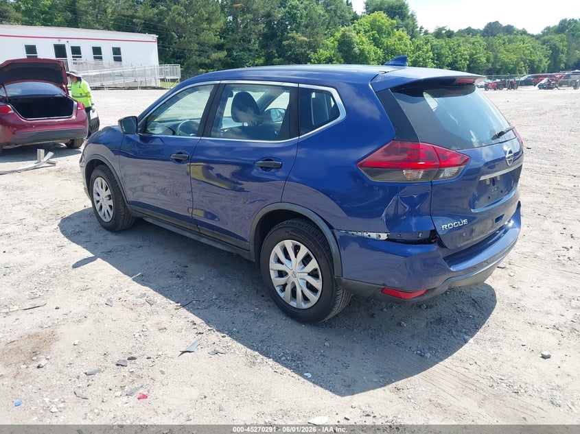 2018 Nissan Rogue VIN KNMAT2MT1JP599107 IAAI salvage auction — REAR END, Salvage Title, sold $2,050 on 2026-07-17 (photo 3)