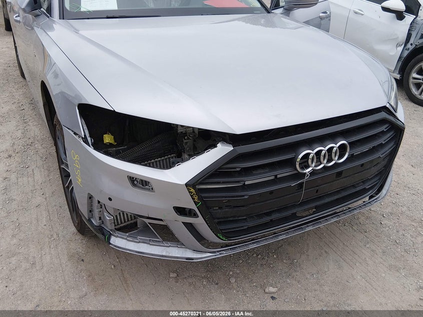 2021 Audi A8 VIN WAU8DAF80MN012357 IAAI salvage auction — RIGHT FRONT, Salvage (Illinois), sold $23,350 on 2026-07-20 (photo 6)