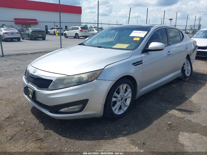 2012 Kia Optima VIN 5XXGN4A71CG066966 IAAI salvage auction — LEFT REAR, Salvage Title, sold $600 on 2026-07-08 (photo 2)