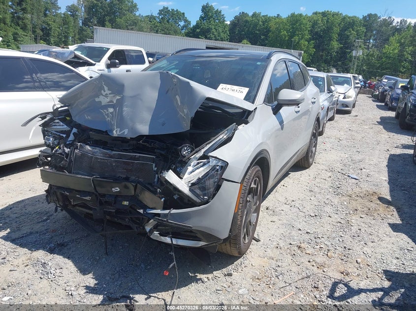 2024 Kia Sportage VIN 5XYK53DF3RG150234 IAAI salvage auction — FRONT END, Salvage (Georgia), sold $5,900 on 2026-07-28 (photo 2)