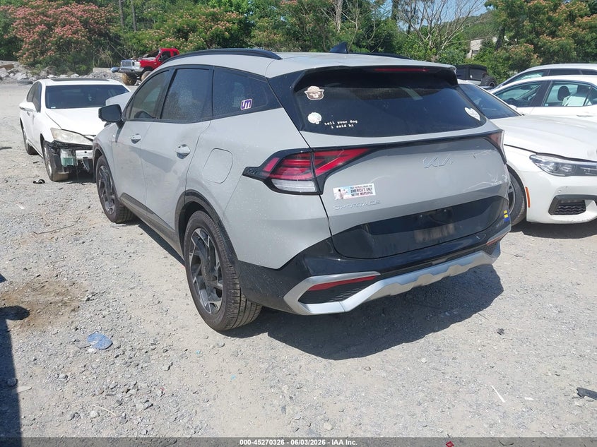 2024 Kia Sportage VIN 5XYK53DF3RG150234 IAAI salvage auction — FRONT END, Salvage (Georgia), sold $5,900 on 2026-07-28 (photo 3)