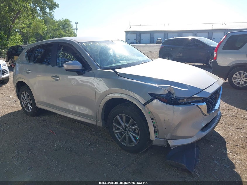 2025 Mazda Cx-5 VIN JM3KFBBL5S0680157 IAAI salvage auction — FRONT & REAR, Salvage Title, sold $5,350 on 2026-07-15 (photo 1)