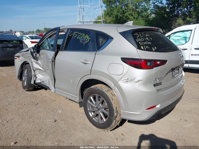 2025 Mazda Cx-5 VIN JM3KFBBL5S0680157 IAAI salvage auction — FRONT & REAR, Salvage Title, sold $5,350 on 2026-07-15 (photo 3)