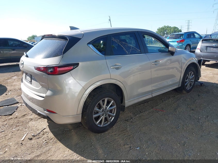 2025 Mazda Cx-5 VIN JM3KFBBL5S0680157 IAAI salvage auction — FRONT & REAR, Salvage Title, sold $5,350 on 2026-07-15 (photo 4)