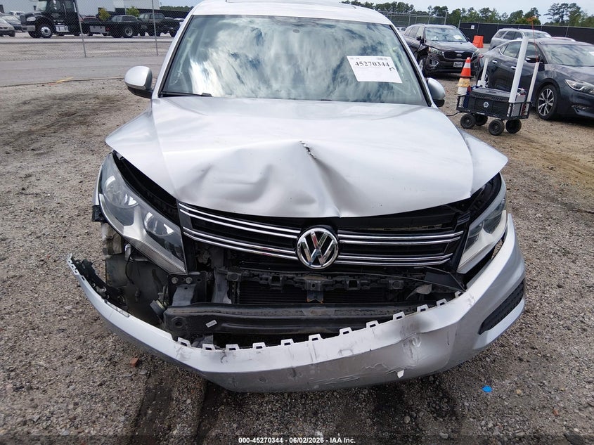 2013 Volkswagen Tiguan VIN WVGAV3AX2DW586587 IAAI salvage auction — RIGHT FRONT, Salvage (South Carolina), sold $275 on 2026-07-08 (photo 6)