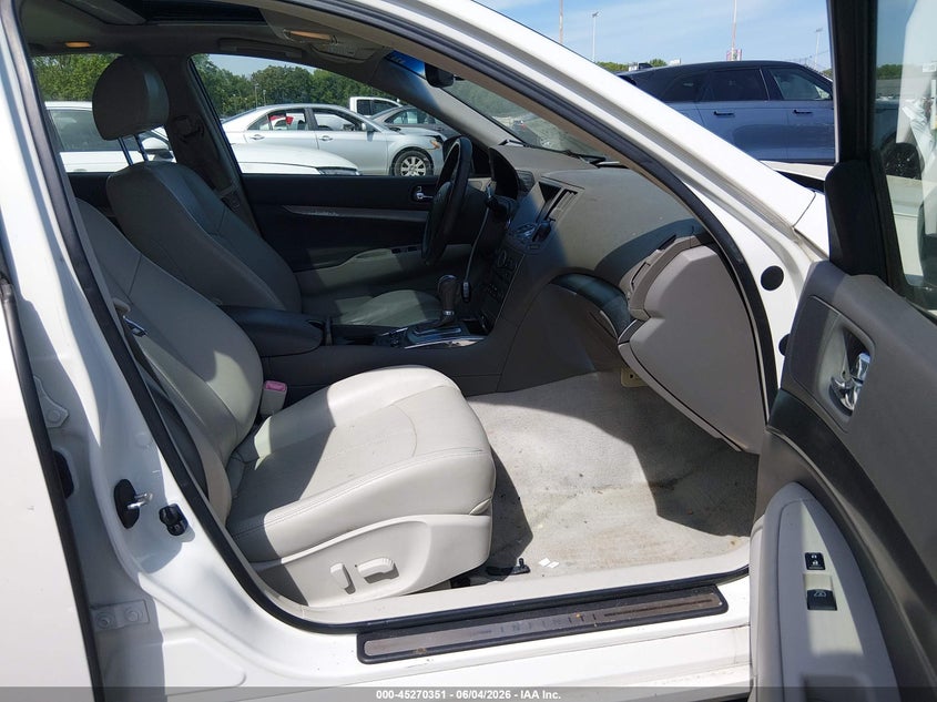 2011 Infiniti G25 VIN JN1DV6AR7BM653846 IAAI salvage auction — FRONT END, Salvage (New Jersey), sold $875 on 2026-07-27 (photo 5)
