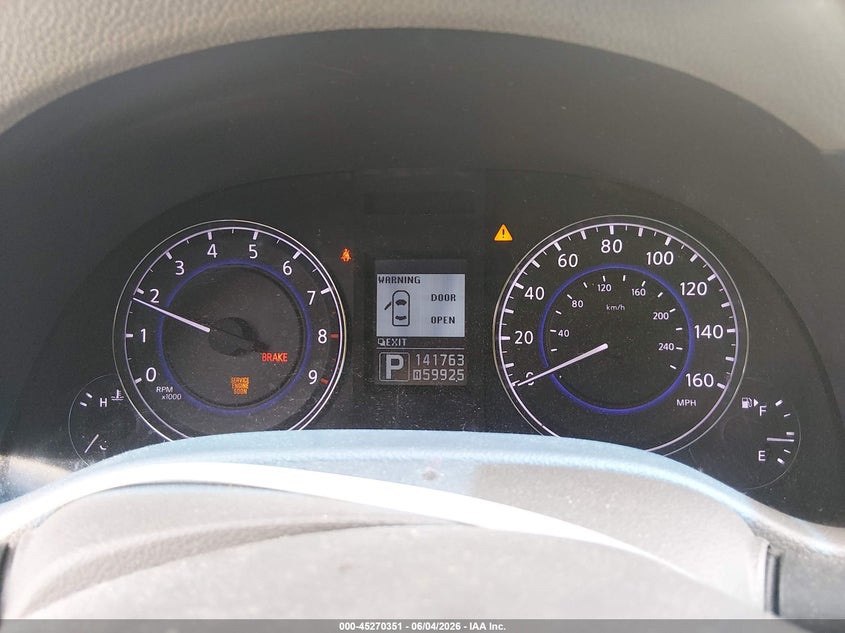 2011 Infiniti G25 VIN JN1DV6AR7BM653846 IAAI salvage auction — FRONT END, Salvage (New Jersey), sold $875 on 2026-07-27 (photo 7)