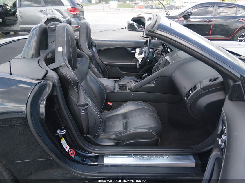 2016 Jaguar F-type VIN SAJWJ6HL2GMK28742 IAAI salvage auction — FRONT & REAR, Salvage (Illinois), sold $5,700 on 2026-07-28 (photo 5)