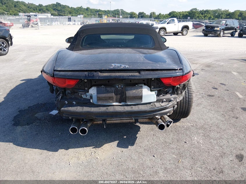 2016 Jaguar F-type VIN SAJWJ6HL2GMK28742 IAAI salvage auction — FRONT & REAR, Salvage (Illinois), sold $5,700 on 2026-07-28 (photo 6)