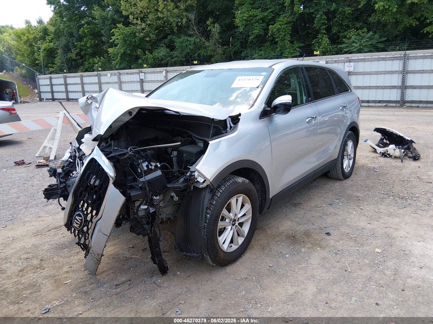 2019 Kia Sorento VIN 5XYPG4A57KG474200 IAAI salvage auction — FRONT END, Salvage Title, sold $650 on 2026-07-29 (photo 2)