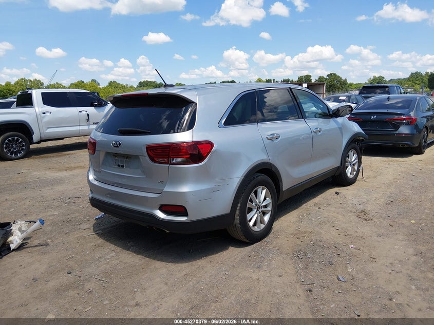 2019 Kia Sorento VIN 5XYPG4A57KG474200 IAAI salvage auction — FRONT END, Salvage Title, sold $650 on 2026-07-29 (photo 4)