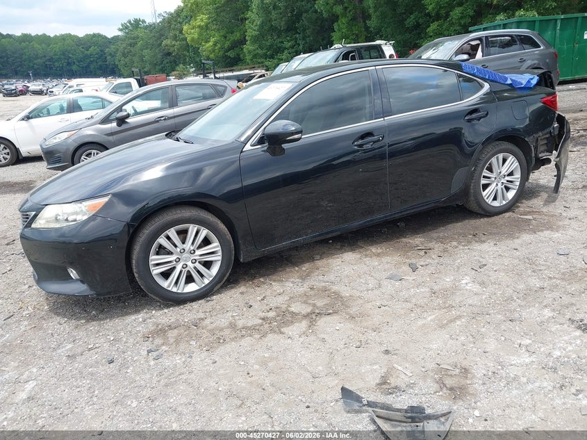 2013 Lexus ES VIN JTHBK1GGXD2010037 IAAI salvage auction — RIGHT REAR, Salvage Title, sold $1,100 on 2026-07-15 (photo 2)