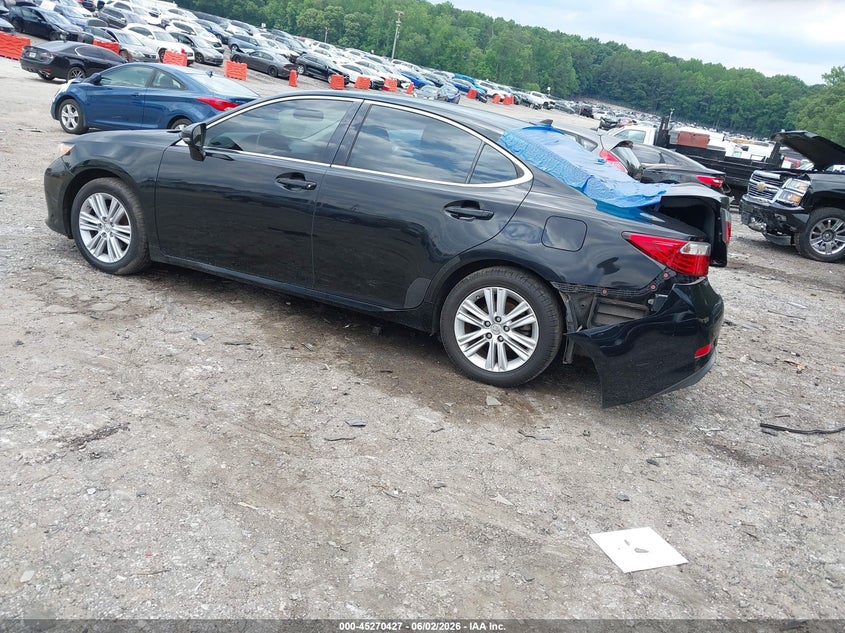 2013 Lexus ES VIN JTHBK1GGXD2010037 IAAI salvage auction — RIGHT REAR, Salvage Title, sold $1,100 on 2026-07-15 (photo 3)
