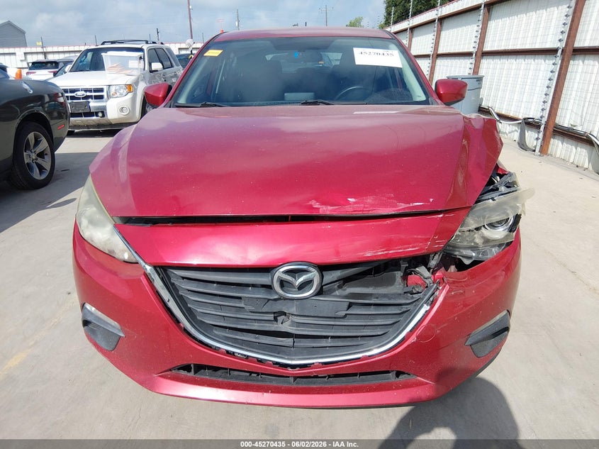 2015 Mazda 3 VIN JM1BM1K72F1258794 IAAI salvage auction — FRONT END, Original (Texas), sold $1,250 on 2026-07-28 (photo 6)