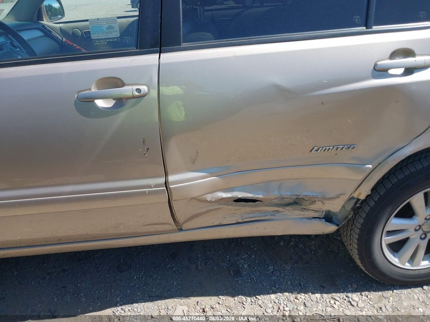 2007 Toyota Highlander VIN JTEEW21A470035413 IAAI salvage auction — LEFT SIDE, Clear (Massachusetts), sold $575 on 2026-07-10 (photo 6)